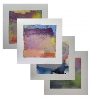 Überraschungspaket!     4 originale Acryl-Kunstwerke